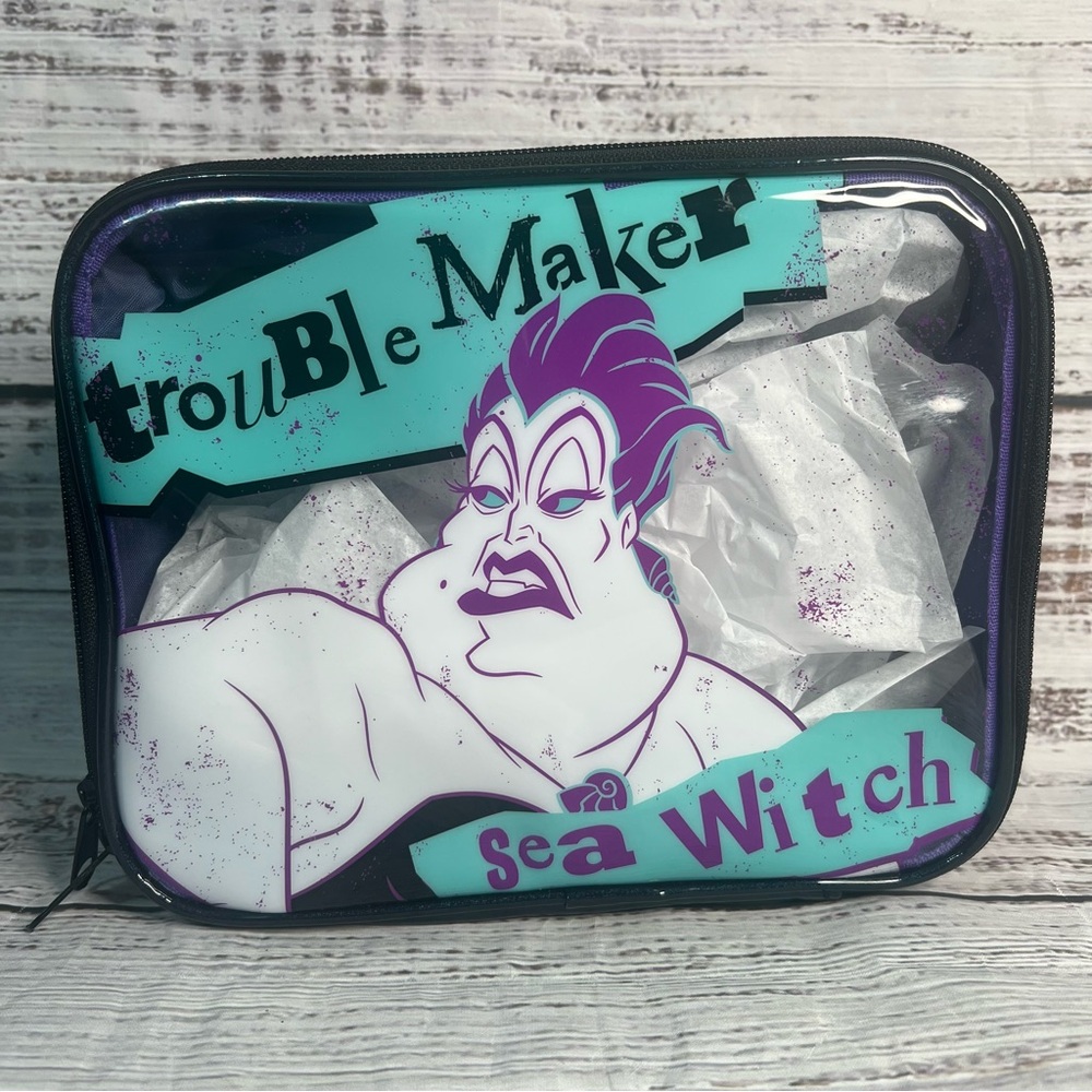 Ursula Make Up Bag Disney Villans Wet N Wild‎ Purple Black Cosmetic Case
